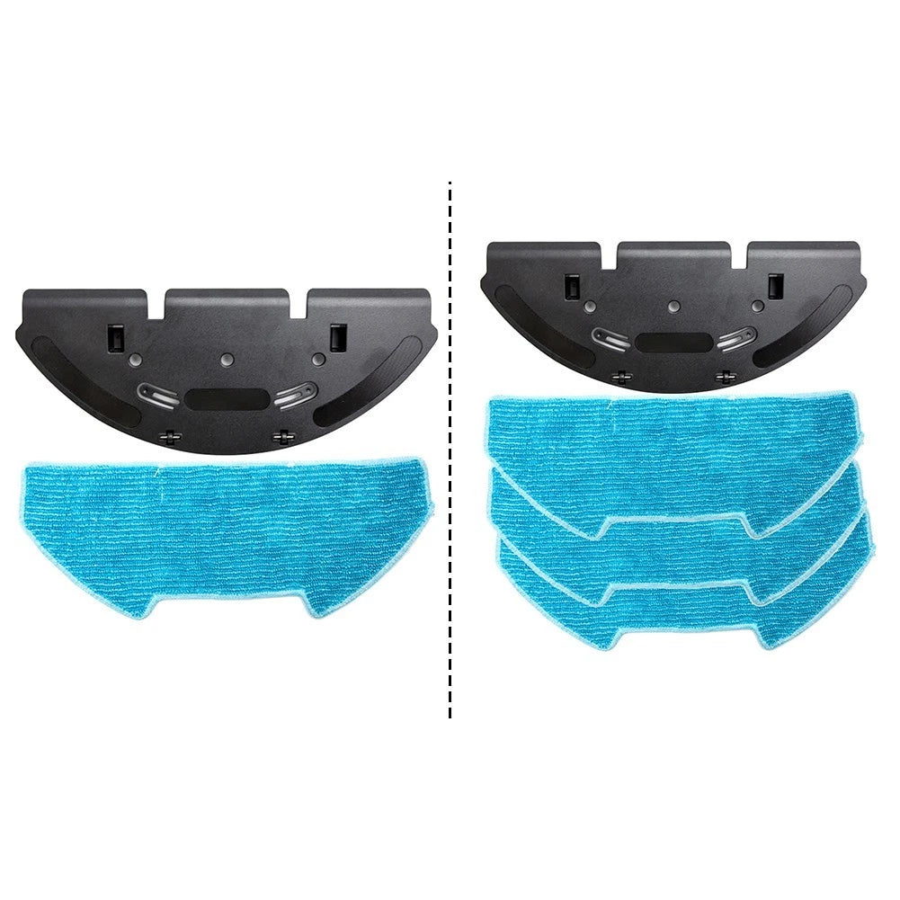 Mop Pad Set and Bracket for bObsweep Robot Vacuum (Compatible)