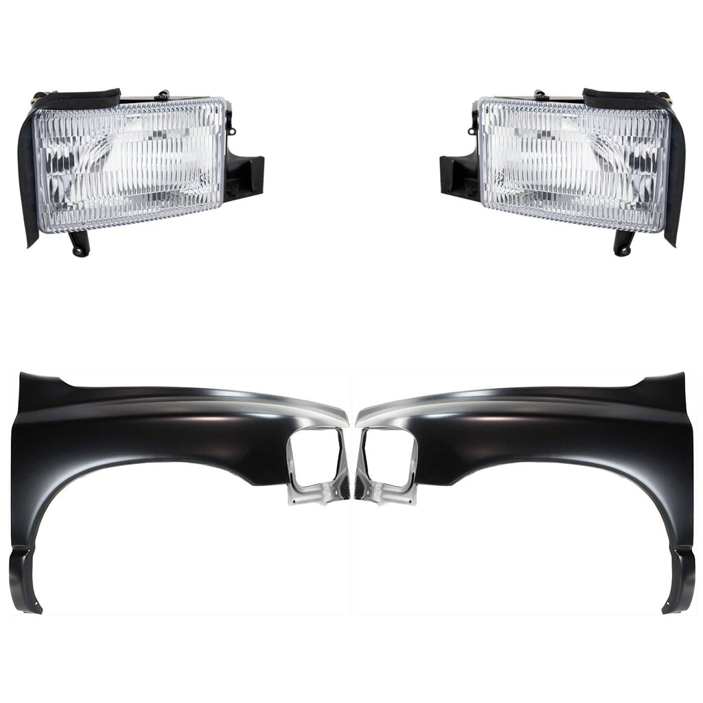 Fender Kit for Dodge Ram 1500 (2002) Primed Front Left and Right