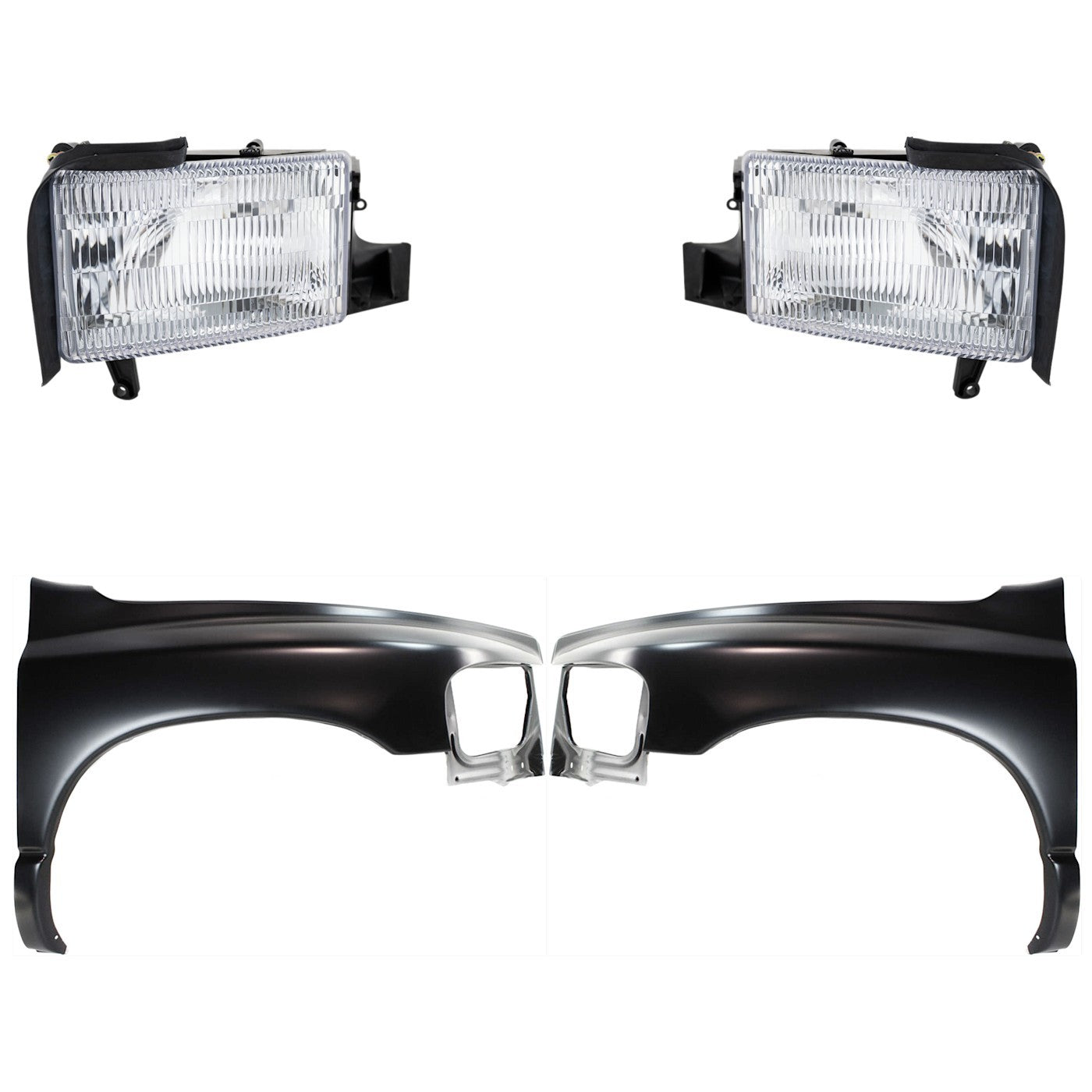 Fender Kit for Dodge Ram 1500 (2002) Primed Front Left and Right