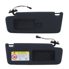 Pair Front Sun Visor Makeup Mirror for VW Golf 7, SportsVan, Jetta MK7