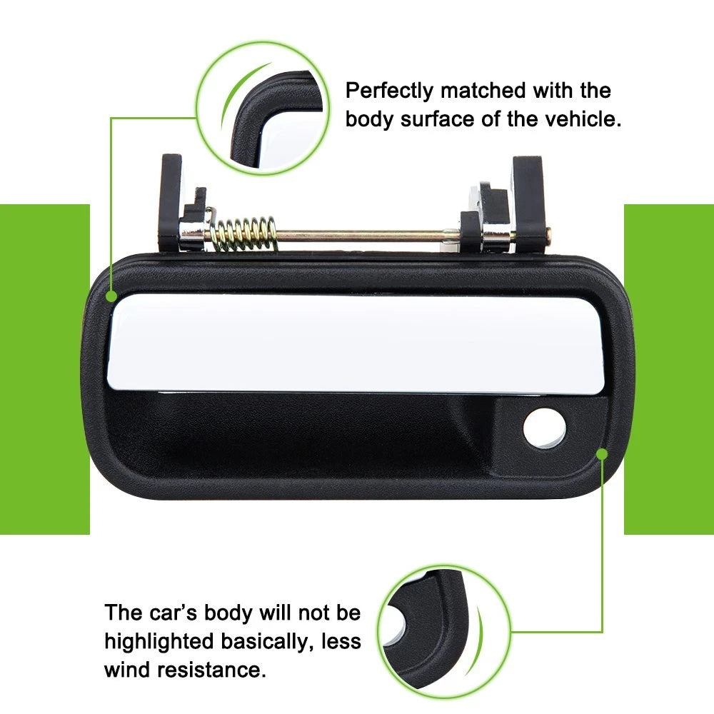 1Pc Chrome Exterior Front Left Side Door Handle for Toyota Pickup 4Runner (1989–1995)