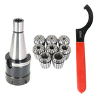 10-Piece ER-40 Spring Collet Chuck Set for Precision Machining (N/A)