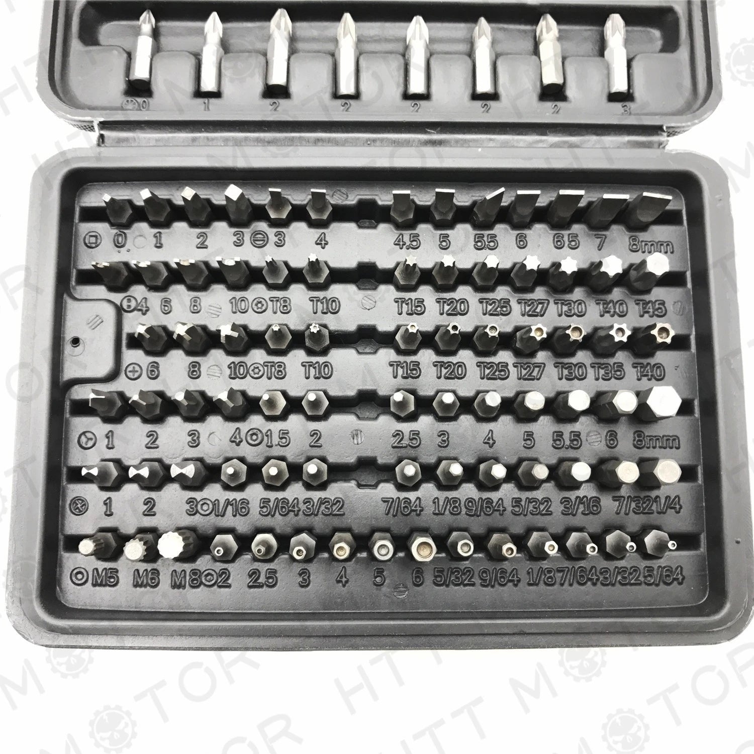 Set of 100 Torx Hex Security Bit Set for