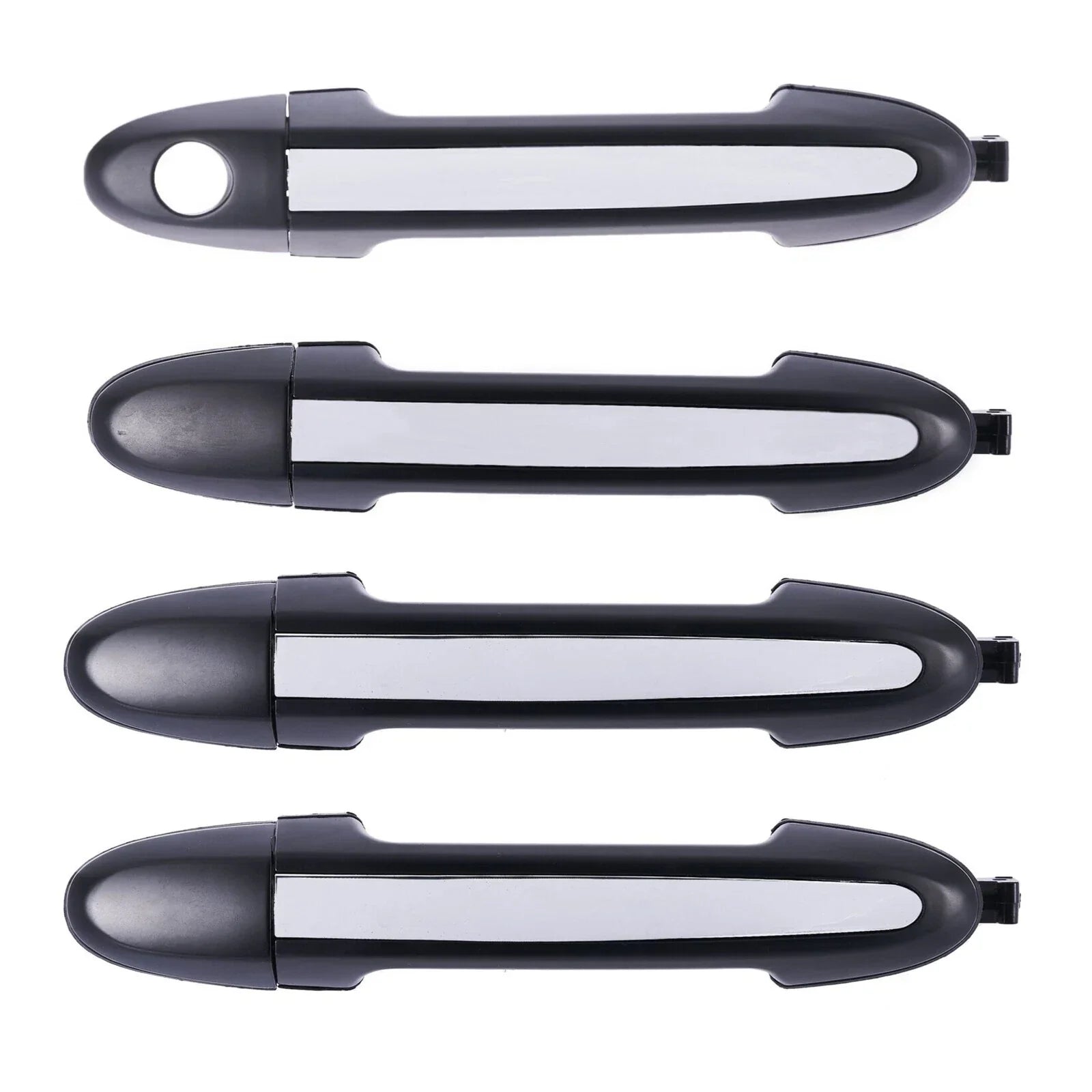 4pc Front Rear Outer Door Handle Chrome for Hyundai Santa Fe CM (2005-2012)