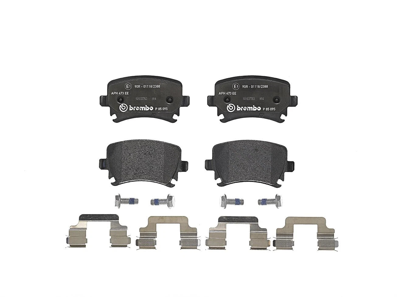 Brembo Rear Low-Met Brake Pad Set for Audi TT RS TTS Quattro VW GTI R32 Golf R (2009–2021)