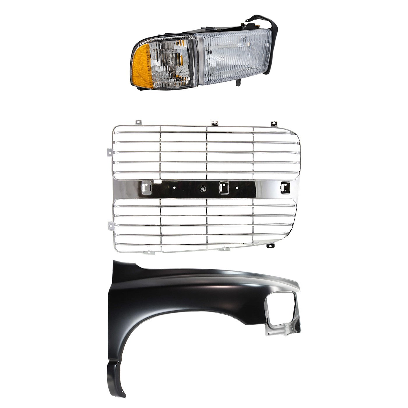 Fender Kit for Dodge Ram 1500 (2002) Primed Passenger Side
