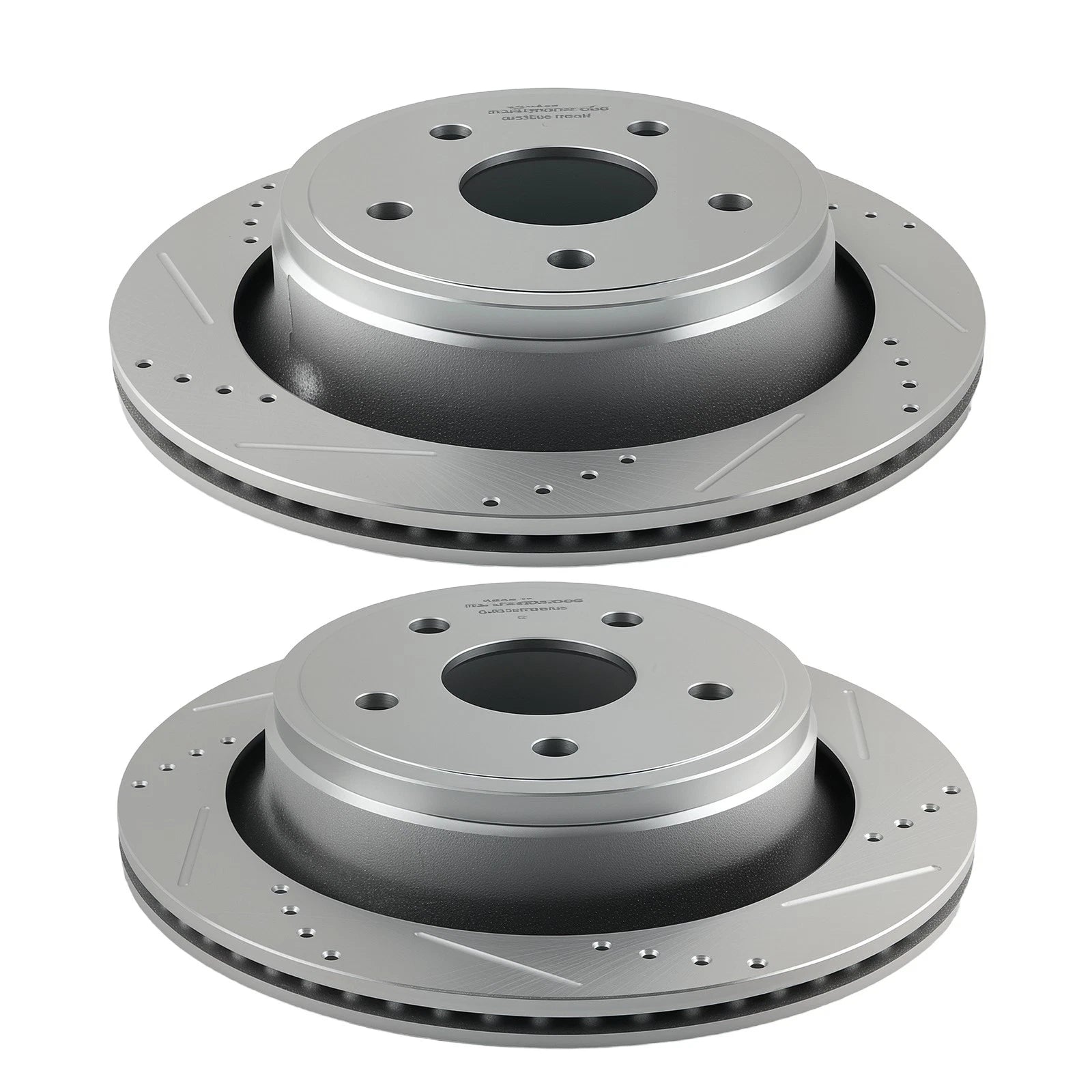 Rear Drilled Brake Rotors Kit for Chrysler Aspen (2007–2009) S-53006