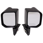 Set of Side View Power Mirrors for Toyota FJ Cruiser (2007–2014) Gloss Black