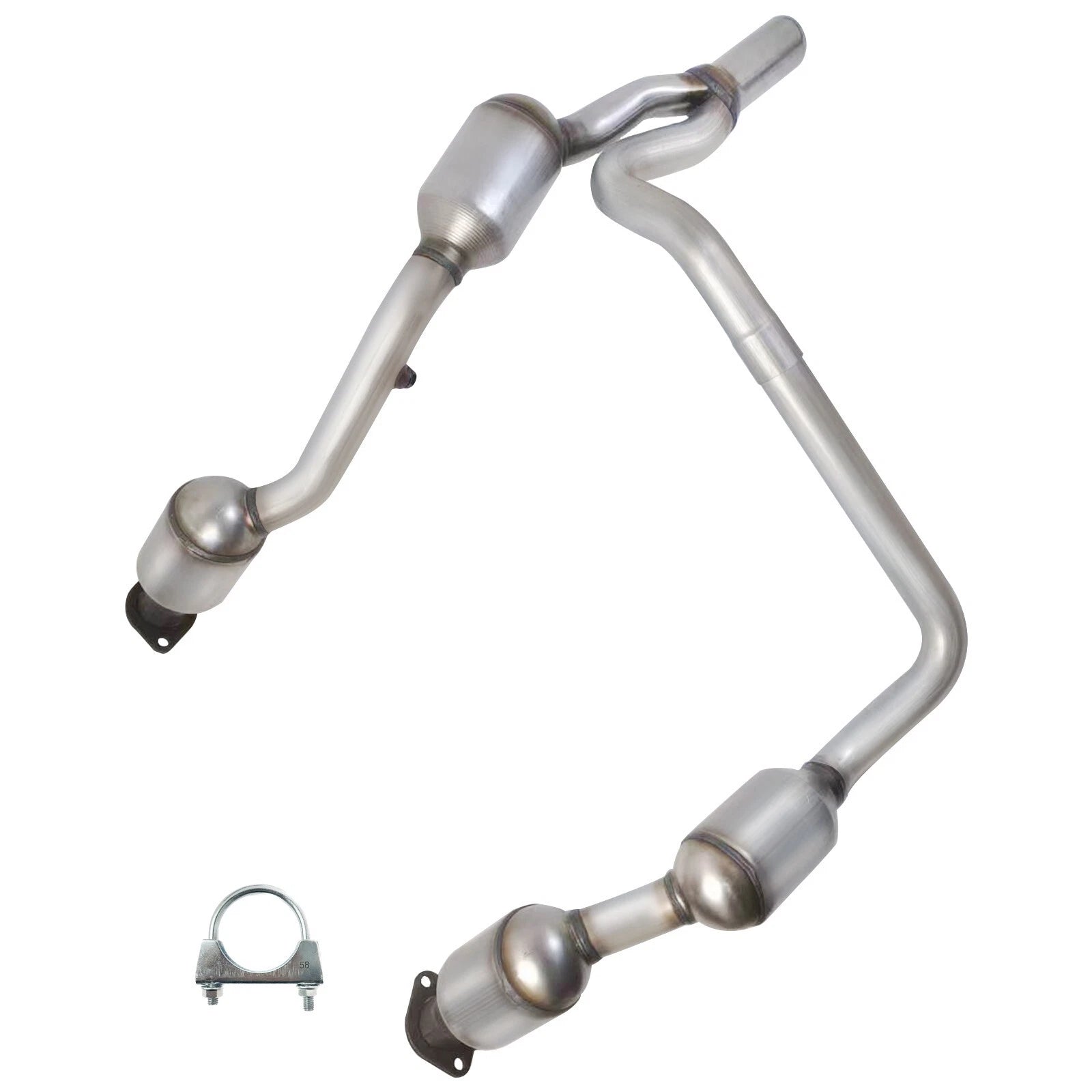 Highflow Catalytic Converter for Jeep Wrangler (2007–2009) 3.8L Y-Pipe EPA