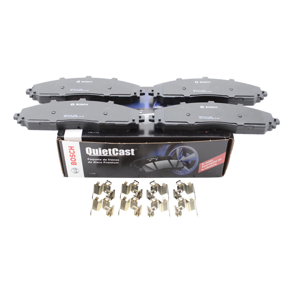 Bosch QuietCast Front Semi-Metallic Brake Pads for Ford F-250 F-350 (2008–2022)