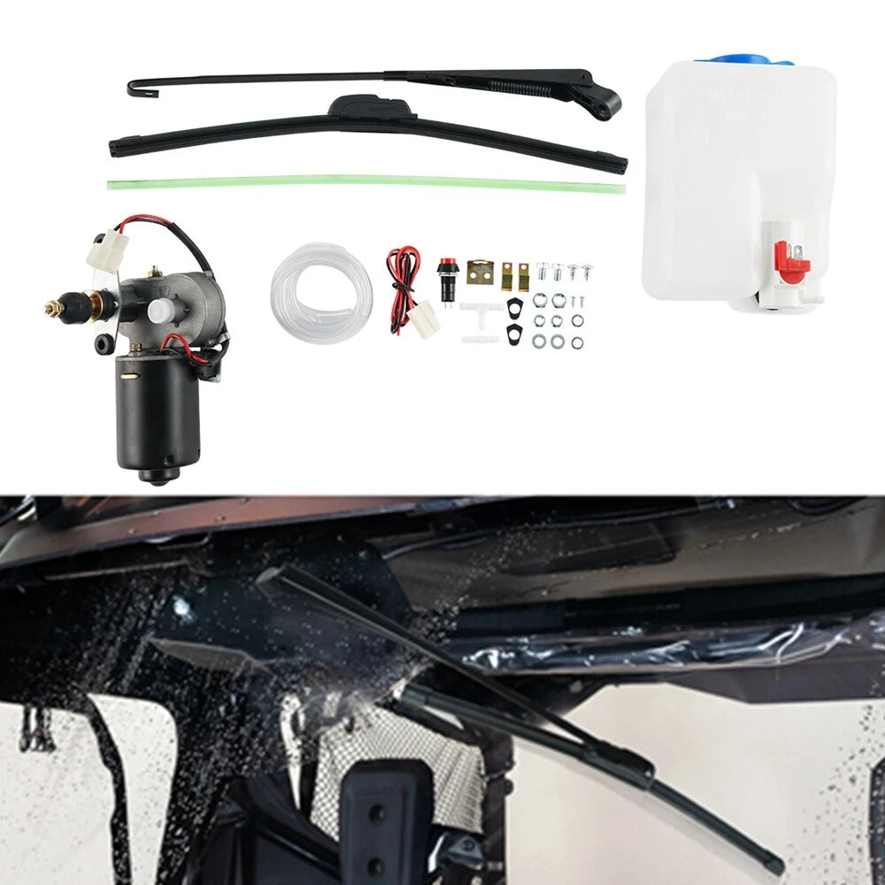 12V UTV Electric Windshield Wiper Motor Kit for Can-Am Maverick X3 (2017–2023)