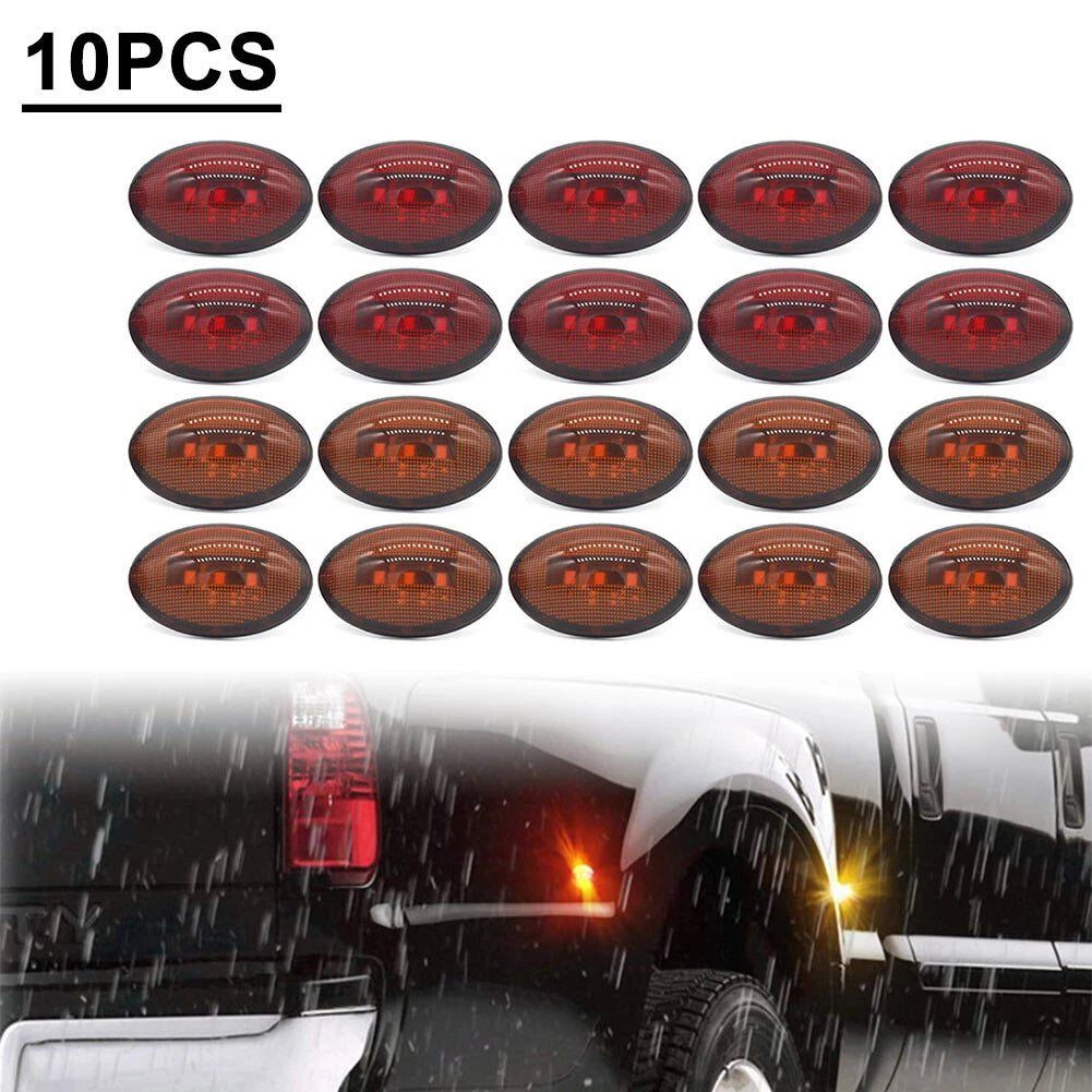 Set of 4 LED Headlights for Car Bus Truck Trailer