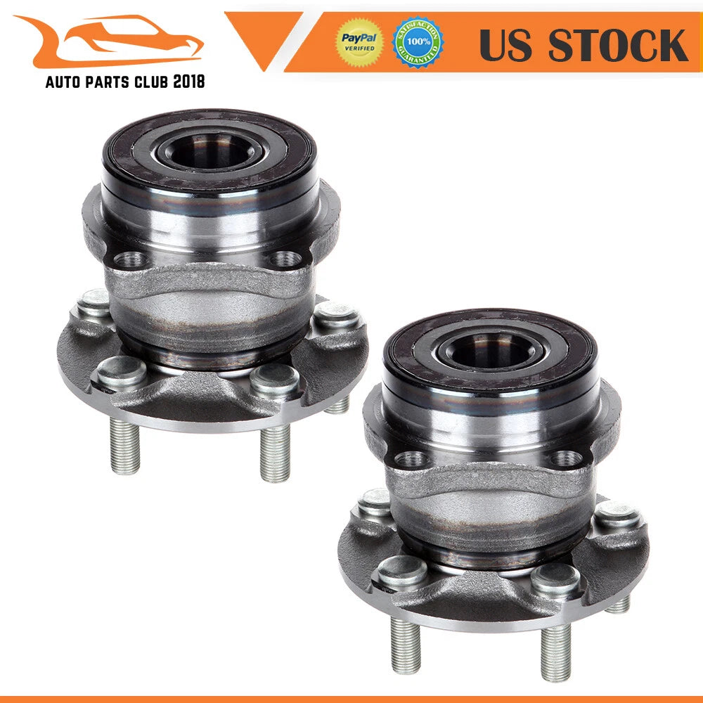 2 Rear Wheel Hub Bearings for Subaru Impreza Outback Forester WRX STI Legacy