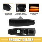 2X Front LED Side Marker Light 8351A001 for Mitsubishi 