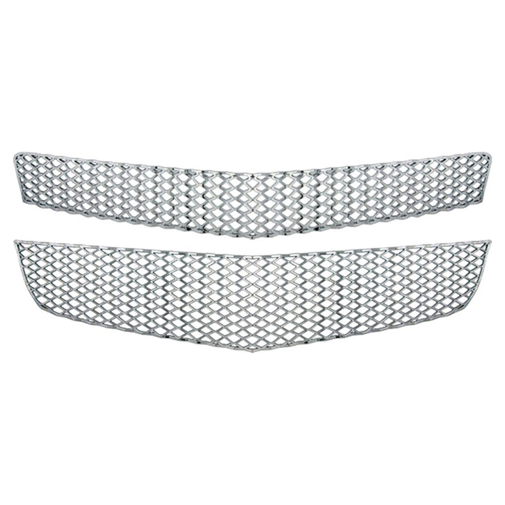 Premium FX 2pc Chrome Grille Overlay for 2009-2012 Chevy Traverse LS or LT
