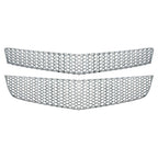 Premium FX 2pc Chrome Grille Overlay for 2009-2012 Chevy Traverse LS or LT