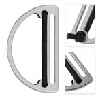 Slider Weight Belts for Marine Stopper Buckle 304 Stainless Steel D-Ring System