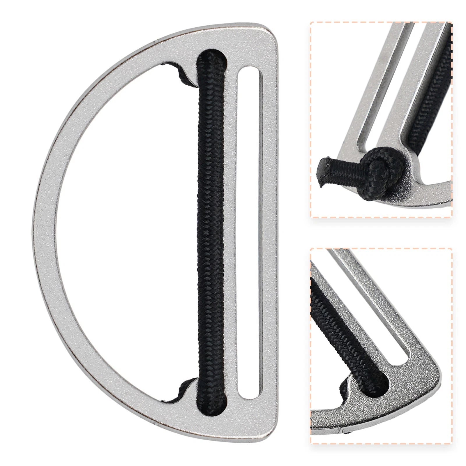 Slider Weight Belts for Marine Stopper Buckle 304 Stainless Steel D-Ring System