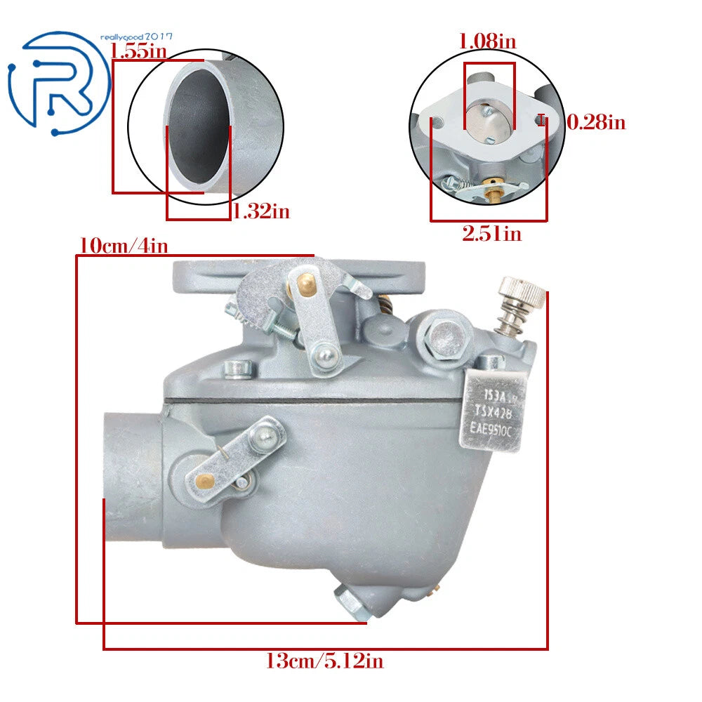 Carburetor for Ford Jubilee NAA NAB Tractor (1953-1954)