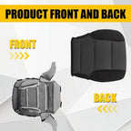 Driver Bottom Cloth Seat Cover for Chevy Silverado 1500 2500HD (2014–2019)