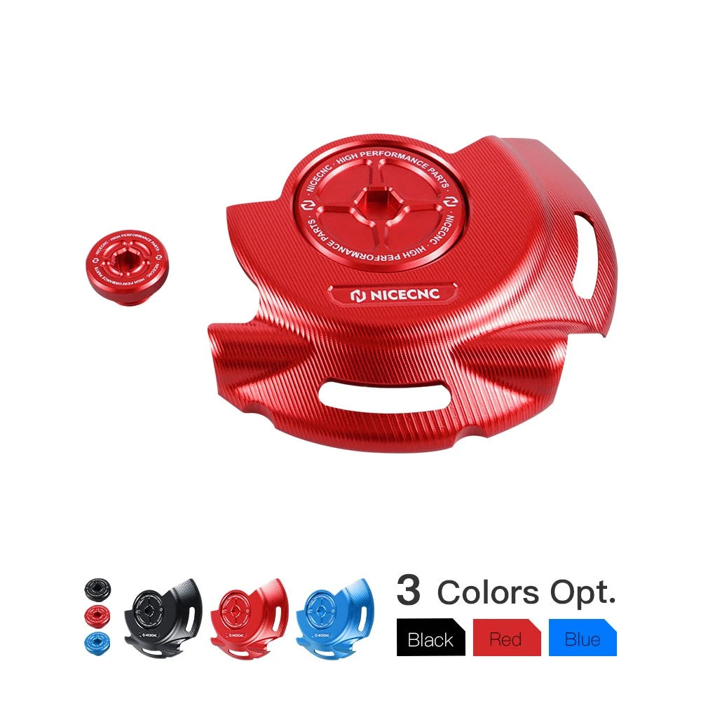 Aluminum Engine Timing Plug + Crankcase Cover for Yamaha YFZ450R (2009–2025)