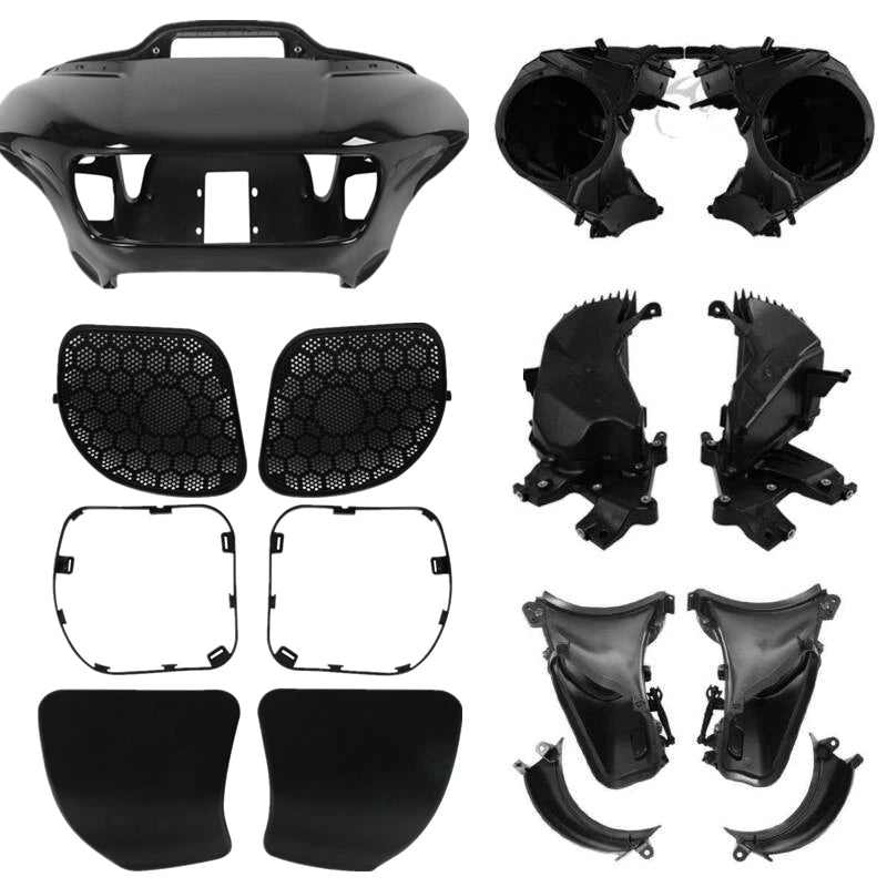 Inner Outer Fairing Speaker Cover Air Duct for Harley Road Glide (2015–2023)