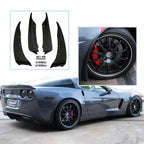 Set of 4 Molded Splash Guards for Chevrolet Corvette (2005–2013)
