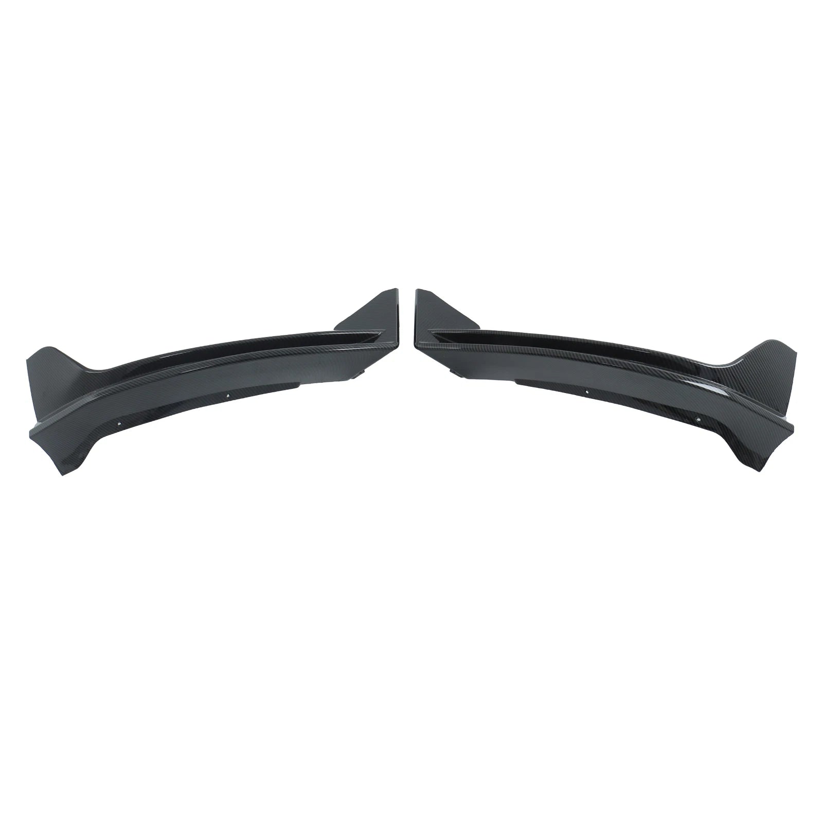 Front Bumper Lip Spoiler for Tesla Model Y (2020-2024) Carbon Style ABS