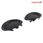 Set of 2 Front Fog Light Lamp Black Covers for Nissan Rogue Sport (2017–2019)
