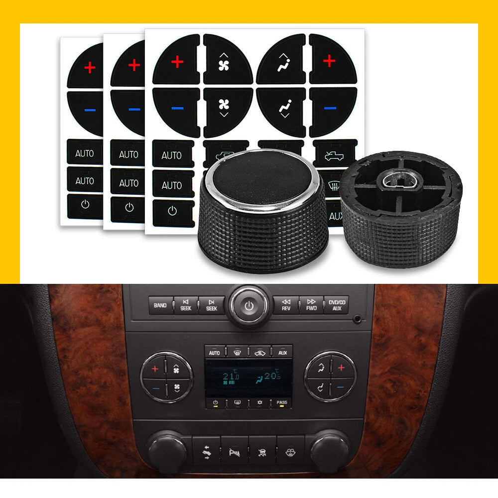 A/C Climate Control Knobs for Car Interior