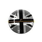 4 Pcs 2" Black Aluminum Union Jack Wheel Center Cap for MINI Cooper (2007-2013)