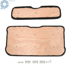 Set of 2 Black Front Seat Cushions for EZGO RXV (2008-Present)