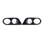 2X Glossy Black Front Fog Light Cover Grille for BMW E46 M3 (2001–2006)
