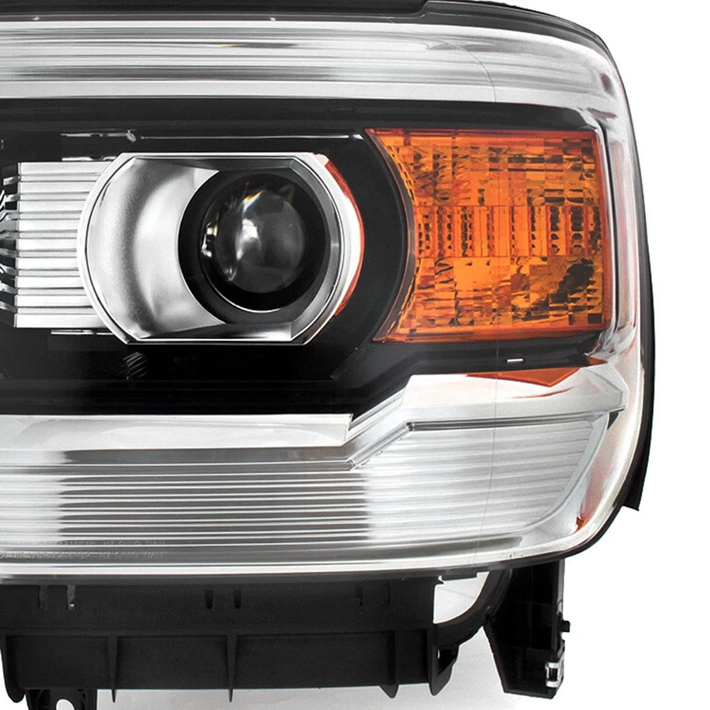 L R Halogen Headlights for GMC Sierra 1500 2014–2018, 2500HD 3500HD 2015–2019