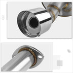 4" Tip Catback Exhaust Muffler for Honda Civic FG3/FG4 (2012–2015)