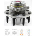Set of 2 Wheel Hubs for Ford F350 4WD 4X4