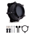 High Flow Air Filter Kit for Harley Road Glide (2008-2016) Black Billet Aluminum