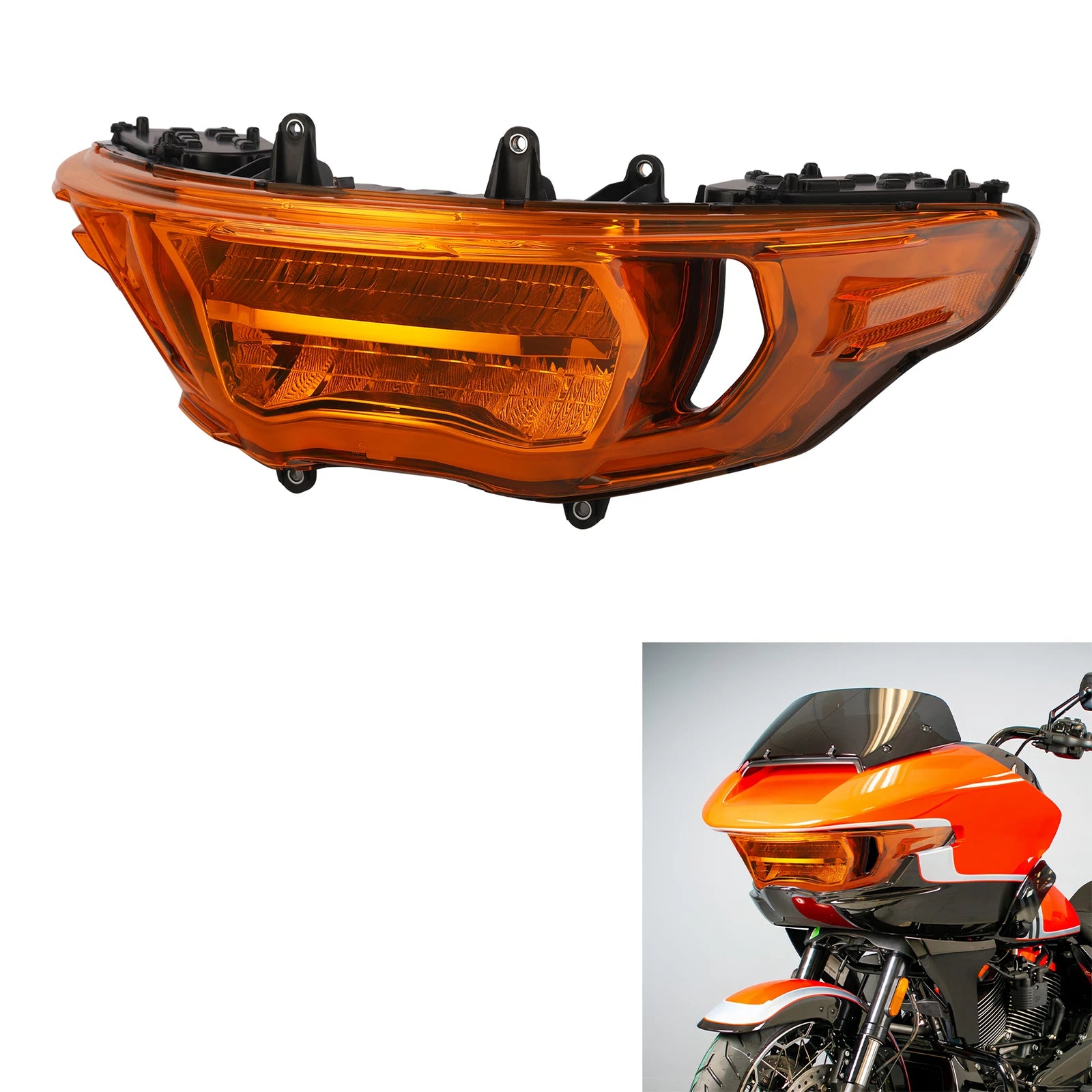 LED Headlight Hi/Lo Beam Turn Signal Light for Harley CVO Road Glide (2023–2023)