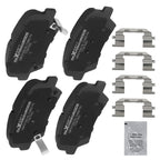 Front Ceramic Brake Pads Set of 4 for Hyundai Elantra Coupe (2013–2014) / Veloster (2012–2016)