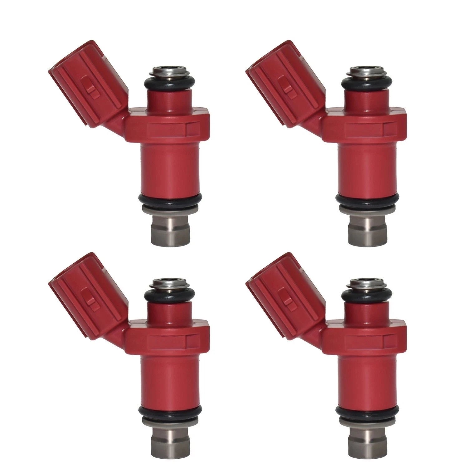 Set of 4 Fuel Injectors 6D8-13761-00-00 80BEL for Yamaha Outboard (4-Stroke)