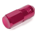 20Pcs Aluminum Pink Closed End Lug Nuts + Adapter M12X1.5 for JDM Vehicles