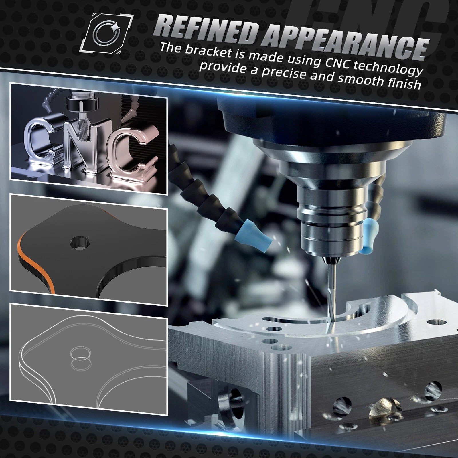 Anodized Ignition Switch Holder for Harley Street Glide FLHX FLHXS CVO FLHXSE (2014–2023)