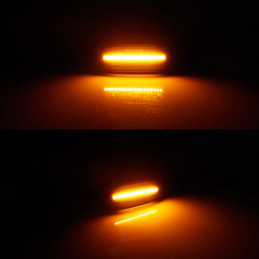 Amber LED Front Fender Side Marker Lights for Audi A2 A3 A4 A6 A8 TT