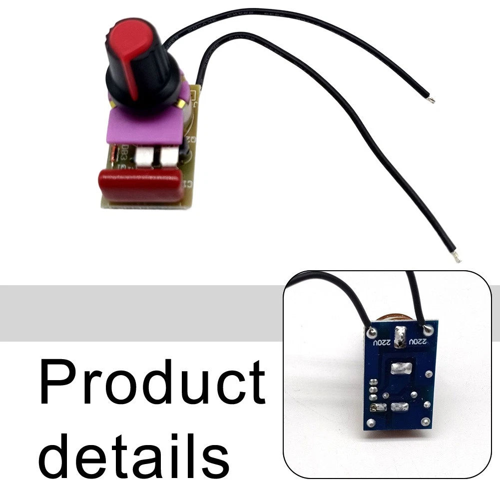 100W dimming circuit board for LED bulbs and AC motor speed adjustment