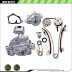 Timing Chain Water Pump Oil Pump Kit for Toyota 2.0L 2.4L 2AZFE (2001–2009)
