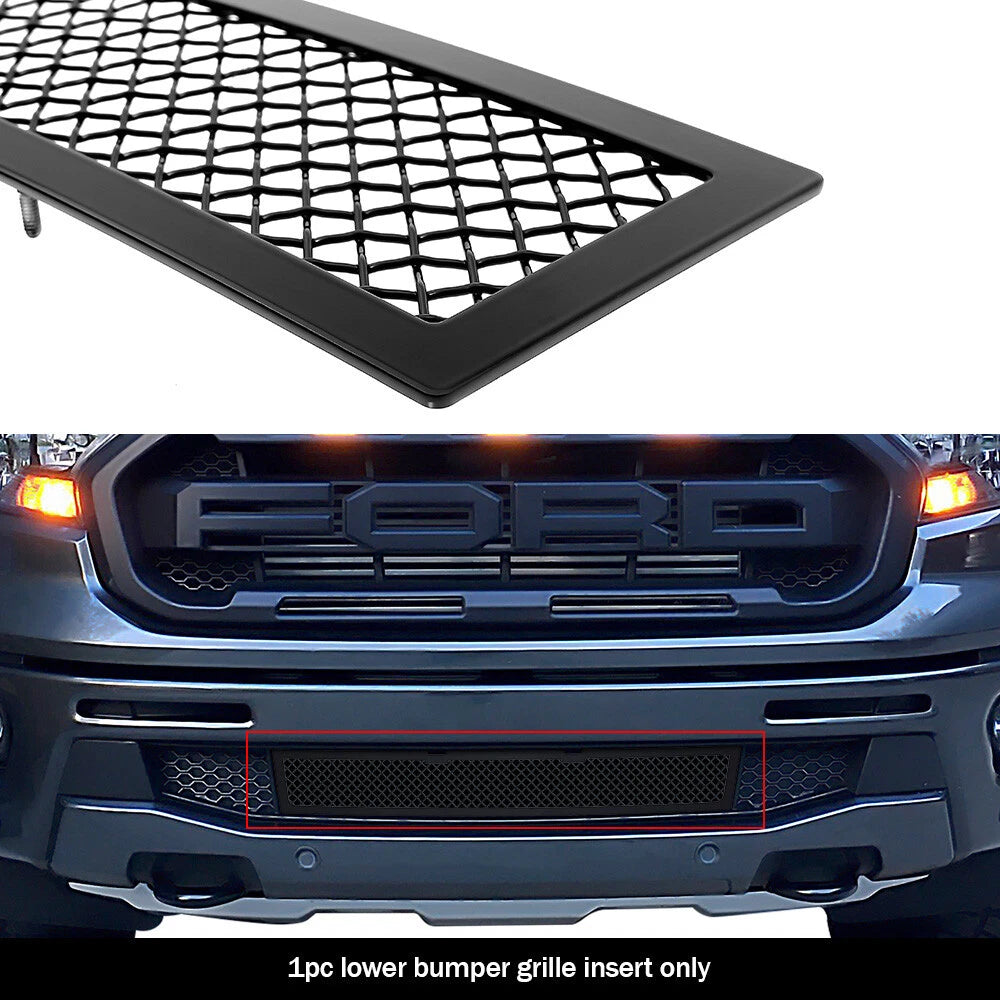 Stainless Black Mesh Grille for Ford Ranger (2019-2023)