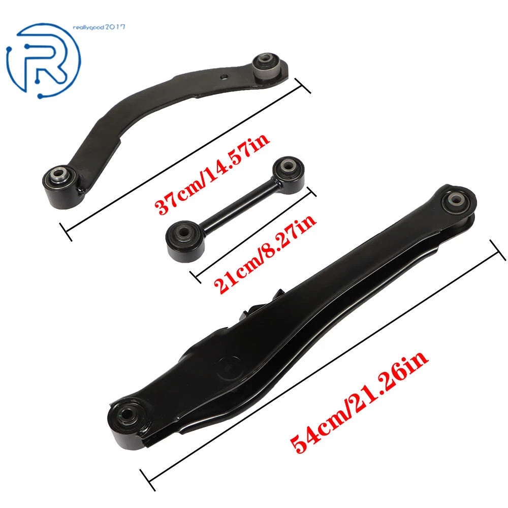 Set of 6 Rear Upper Lower Control Arms for Jeep Patriot (2007-2017)