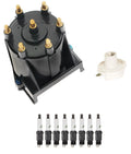 Distributor Rotor Cap & Spark Plugs Kit for Chevy Caprice Monte Carlo (V6)