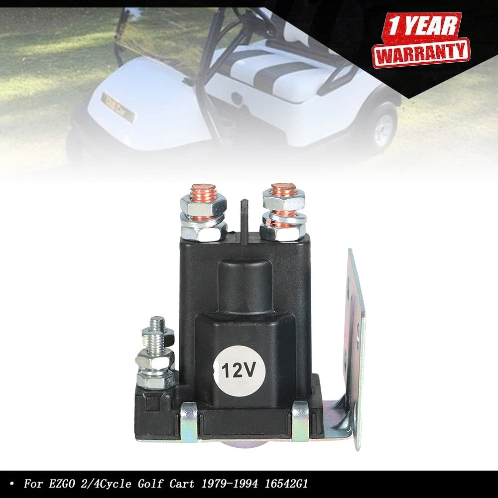 12V Solenoid for EZGO Marathon Gas Golf Cart (1979–1994)