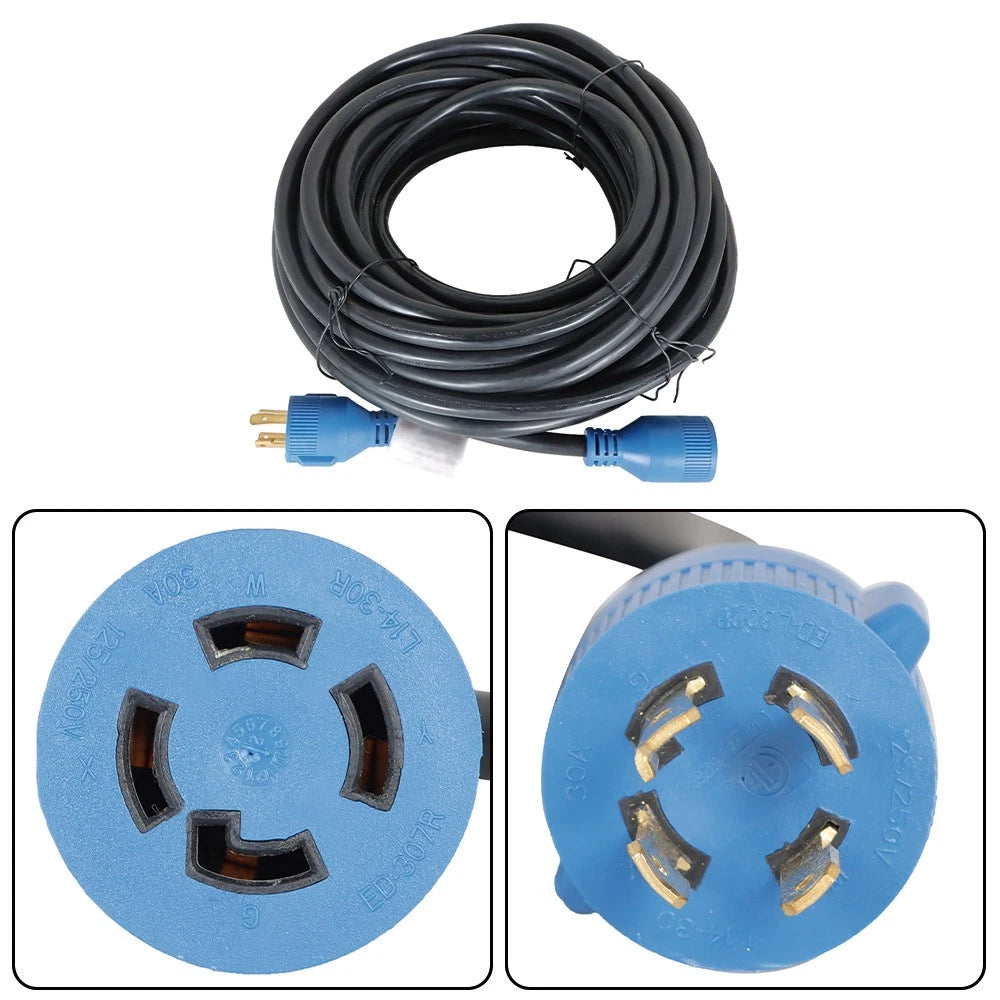30 Amp Generator Cord for Power Inlet Box (75FT)